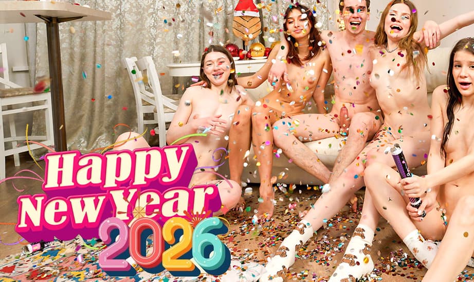 Happy New Year! Ring It In with a Steamy Group Fuck Fest